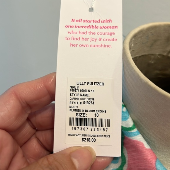 NWT Lilly Pulitzer Daphnie Tunic Dress-10 - Picture 4 of 4